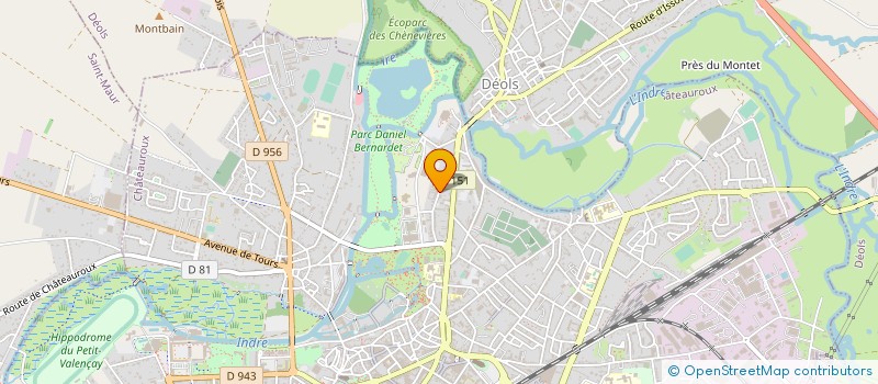 localisation de l'entreprise SYNDICAT DE COPROPRIETAIRES LE RUBENS  CHATEAUROUX