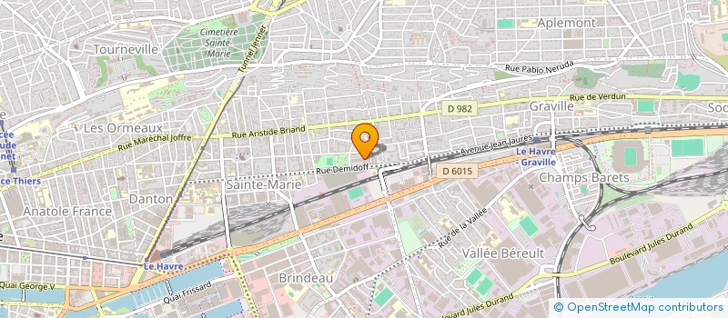 localisation de l'entreprise SYNDICAT DE COPROPRIETAIRES LE SQUARE à LE HAVRE