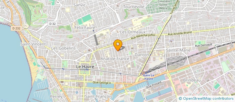 localisation de l'entreprise SYNDICAT DE COPROPRIETAIRES LE VERLAINE à LE HAVRE