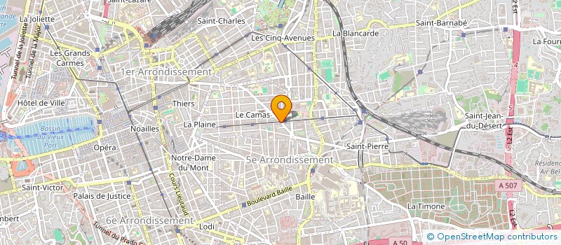 localisation de l'entreprise SYNDICAT DE COPROPRIETAIRES LE VIRGINIE à MARSEILLE