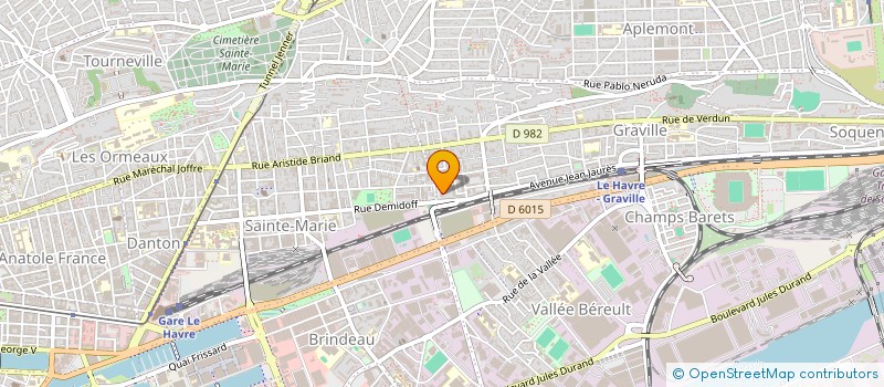 localisation de l'entreprise SYNDICAT DE COPROPRIETAIRES LES CHARMES à LE HAVRE