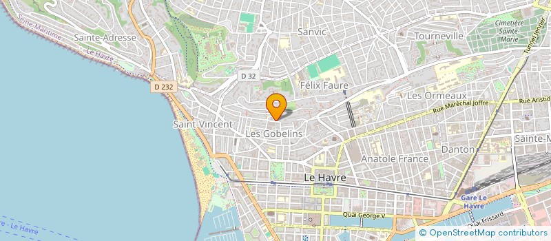 localisation de l'entreprise SYNDICAT DE COPROPRIETAIRES LES GOBELINS à LE HAVRE