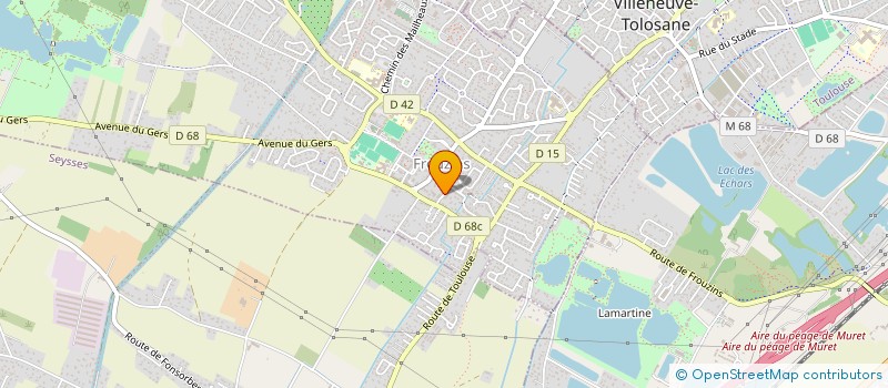 localisation de l'entreprise SYNDICAT DE COPROPRIETAIRES LES ONDINES  FROUZINS