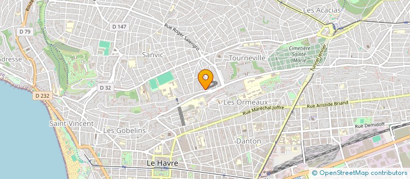 localisation de l'entreprise SYNDICAT DE COPROPRIETAIRES MAGNOLIA à LE HAVRE