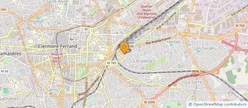 localisation de l'entreprise SYNDICAT DE COPROPRIETAIRES NAZCA  CLERMONT-FERRAND