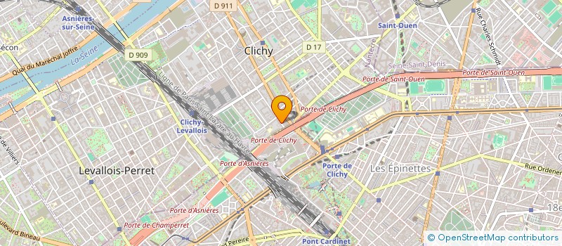 localisation de l'entreprise SYNDICAT DE COPROPRIETAIRES PARIS 6 à CLICHY