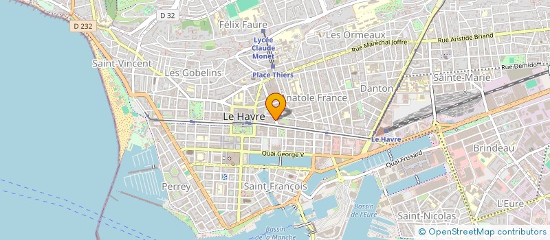 localisation de l'entreprise SYNDICAT DE COPROPRIETAIRES PERIER à LE HAVRE