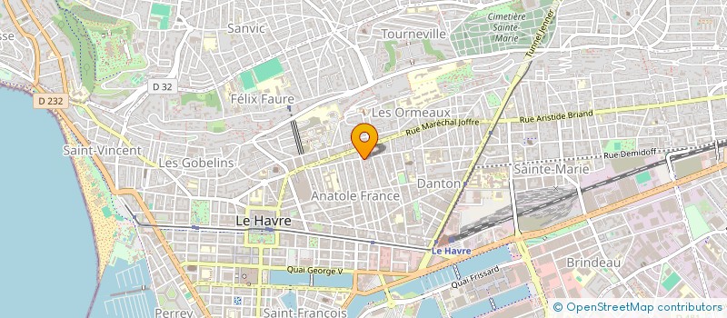 localisation de l'entreprise SYNDICAT DE COPROPRIETAIRES RENAN à LE HAVRE