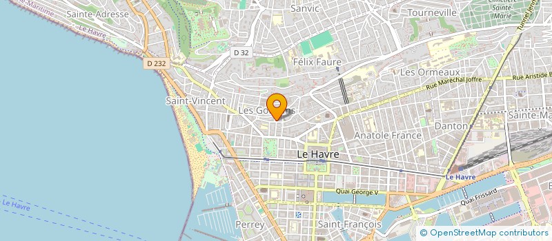 localisation de l'entreprise SYNDICAT DE COPROPRIETAIRES RENAUD à LE HAVRE