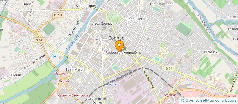 localisation de l'entreprise SYNDICAT DE COPROPRIETAIRES RES LE CLOS à COGNAC