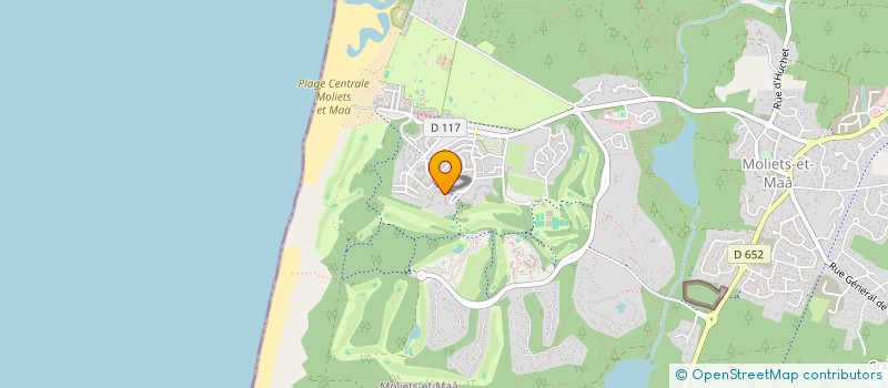 localisation de l'entreprise SYNDICAT DE COPROPRIETAIRES RES MARINA  MOLIETS-ET-MAA