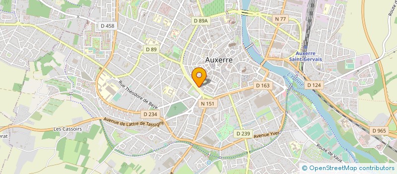 localisation de l'entreprise SYNDICAT DE COPROPRIETAIRES RES SOUFFLOT  AUXERRE