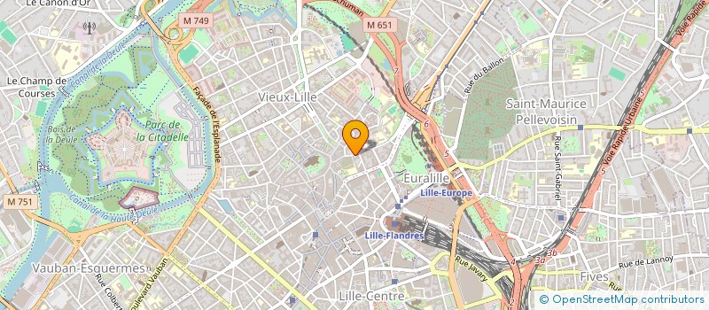localisation de l'entreprise SYNDICAT DE COPROPRIETAIRES RESIDENCE HOTEL D AVELIN à LILLE