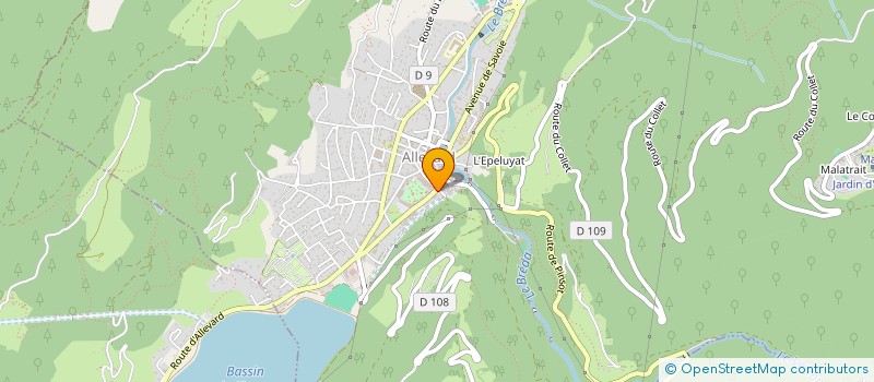 localisation de l'entreprise SYNDICAT DE COPROPRIETAIRES RESIDENCE LES BAINS à ALLEVARD