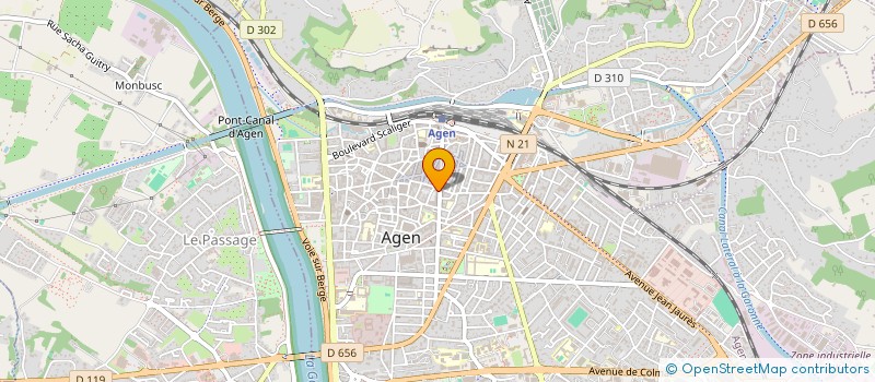 localisation de l'entreprise SYNDICAT DE COPROPRIETAIRES RESIDENCE LES TERRASSES D AGINNUM  AGEN