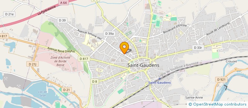 localisation de l'entreprise SYNDICAT DE COPROPRIETAIRES RESIDENCE LES TERRASSES DES PYRENEES à SAINT-GAUDENS