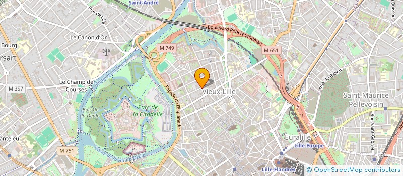localisation de l'entreprise SYNDICAT DE COPROPRIETAIRES RESIDENCE NUANCIEL à LILLE