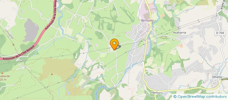 localisation de l'entreprise SYNDICAT DE COPROPRIETAIRES RESIDENCE XUMENDI  URRUGNE