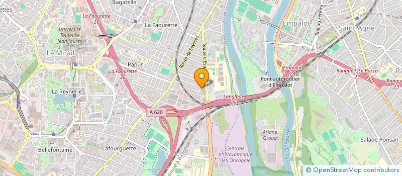 localisation de l'entreprise SYNDICAT DE COPROPRIETAIRES RUE BACQUIE à TOULOUSE