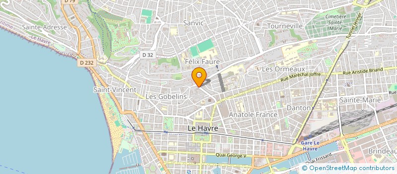 localisation de l'entreprise SYNDICAT DE COPROPRIETAIRES SAINT MICHEL à LE HAVRE