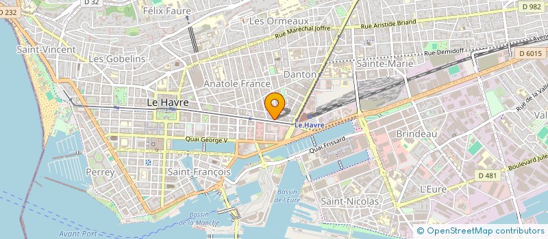 localisation de l'entreprise SYNDICAT DE COPROPRIETAIRES STRASBOURG à LE HAVRE