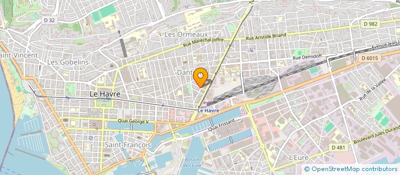 localisation de l'entreprise SYNDICAT DE COPROPRIETAIRES SUFFREN à LE HAVRE