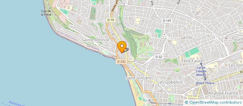 localisation de l'entreprise SYNDICAT DE COPROPRIETAIRES TALBOT  SAINTE-ADRESSE