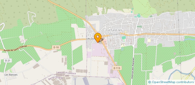 localisation de l'entreprise SYNDICAT DE COPROPRIETAIRES TRAVERSE  LA FARE LES OLIVIERS