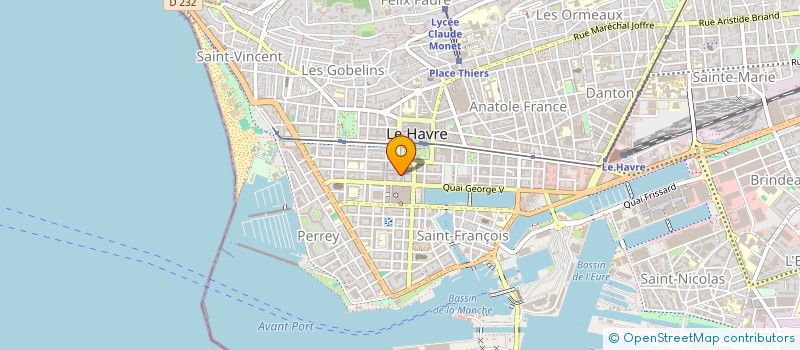 localisation de l'entreprise SYNDICAT DE COPROPRIETAIRES V 42 à LE HAVRE