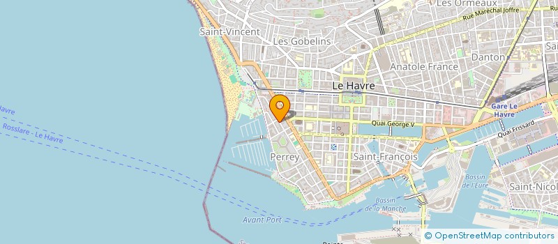 localisation de l'entreprise SYNDICAT DE COPROPRIETAIRES V 71 E.F à LE HAVRE