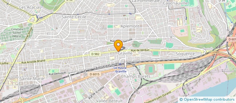 localisation de l'entreprise SYNDICAT DE COPROPRIETAIRES VERDUN à LE HAVRE