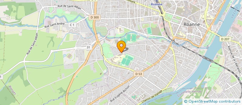 localisation de l'entreprise SYNDICAT DE COPROPRIETAIRES VILLA CELICIA 1  ROANNE