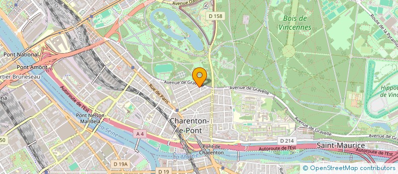 localisation de l'entreprise SYNDICAT DE COPROPRIETDU 20 R DES ORMES à CHARENTON-LE-PONT