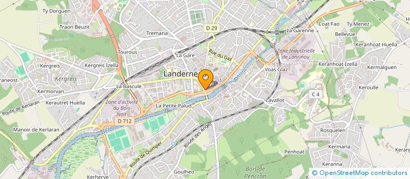 localisation de l'entreprise SYNDICAT DE COPROPRIETE à LANDERNEAU