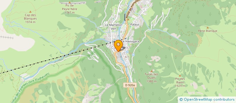 localisation de l'entreprise SYNDICAT DE COPROPRIETE  CAUTERETS