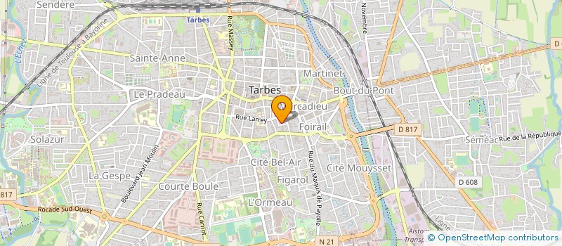 localisation de l'entreprise SYNDICAT DE COPROPRIETE  TARBES