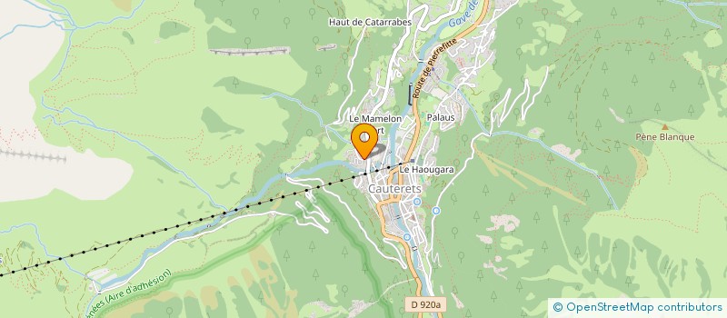 localisation de l'entreprise SYNDICAT DE COPROPRIETE  CAUTERETS