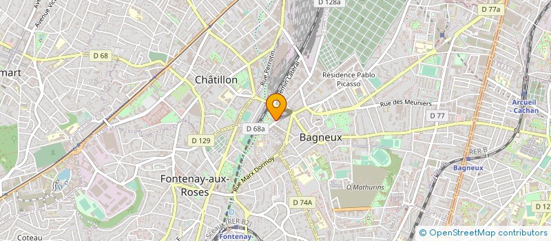 localisation de l'entreprise SYNDICAT DE COPROPRIETE à BAGNEUX