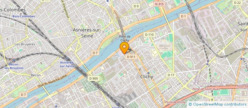 localisation de l'entreprise SYNDICAT DE COPROPRIETE à CLICHY