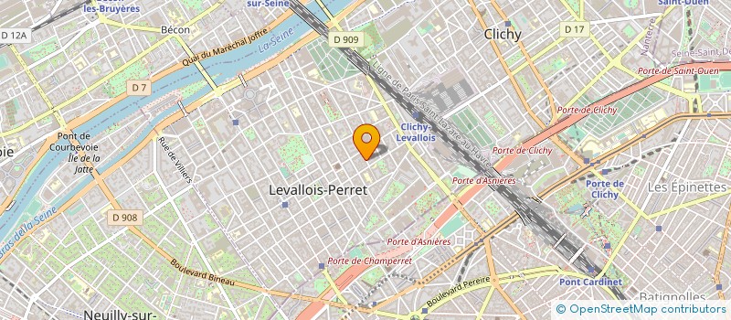 localisation de l'entreprise SYNDICAT DE COPROPRIETE à LEVALLOIS-PERRET