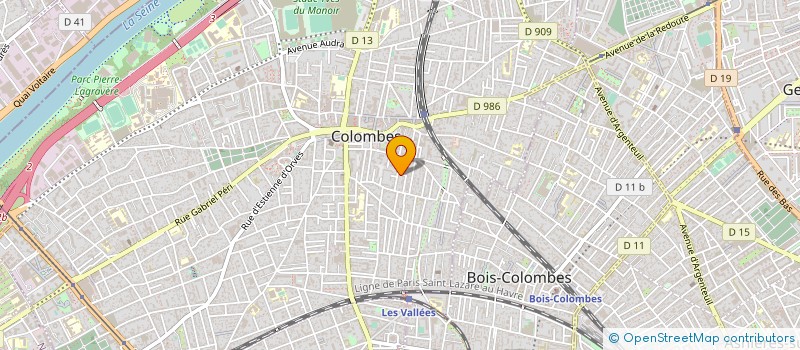 localisation de l'entreprise SYNDICAT DE COPROPRIETE à COLOMBES
