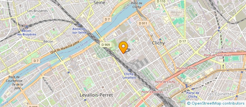 localisation de l'entreprise SYNDICAT DE COPROPRIETE à CLICHY