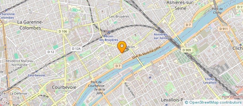 localisation de l'entreprise SYNDICAT DE COPROPRIETE à COURBEVOIE