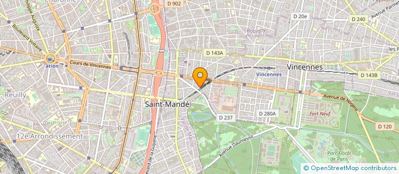 localisation de l'entreprise SYNDICAT DE COPROPRIETE à SAINT-MANDE