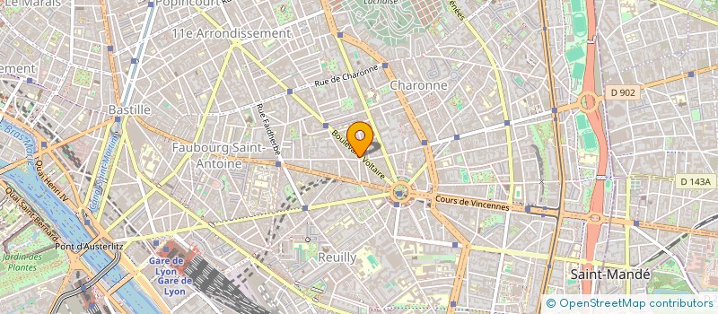 localisation de l'entreprise SYNDICAT DE COPROPRIETE  PARIS