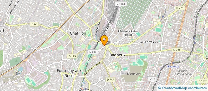 localisation de l'entreprise SYNDICAT DE COPROPRIETE à BAGNEUX