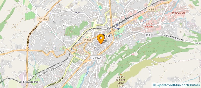 localisation de l'entreprise SYNDICAT DE COPROPRIETE 1 RUE ELISEE  GAP