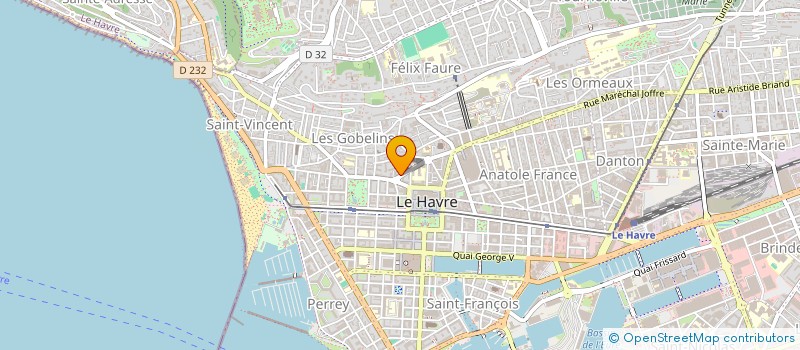 localisation de l'entreprise SYNDICAT DE COPROPRIETE 11 15 GENESTAL à LE HAVRE