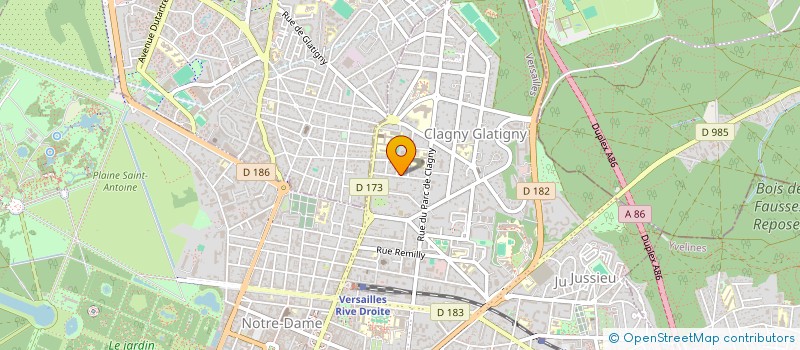 localisation de l'entreprise SYNDICAT DE COPROPRIETE 11 RUE ALEXANDRE LANGE à VERSAILLES
