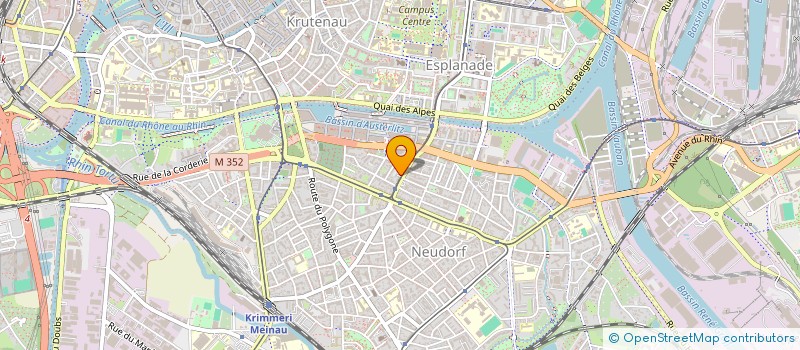 localisation de l'entreprise SYNDICAT DE COPROPRIETE 13-15 RUE DU LANDSBERG à STRASBOURG